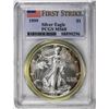 Image 1 : 1999 $1 American Silver Eagle Coin PCGS MS68 First Strike