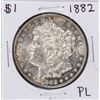 Image 1 : 1882 $1 Morgan Silver Dollar Coin Proof Like