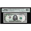 Image 1 : 1969A $5 Federal Reserve Partial Offset Error Note PMG Gem Uncirculated 65EPQ