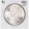 Image 1 : 1881-CC $1 Morgan Silver Dollar Coin