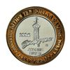 Image 2 : .999 Silver Stratosphere Las Vegas, Nevada $10 Casino Limited Edition Gaming Token