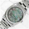Image 2 : Rolex Men's Stainless Steel Tahitian MOP Roman Datejust Wristwatch