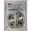Image 1 : 2013-(W) $1 American Silver Eagle Coin PCGS MS70 First Strike West Point