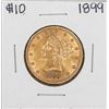 Image 1 : 1899 $10 Liberty Head Eagle Gold Coin