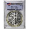 Image 1 : 1999 $1 American Silver Eagle Coin PCGS MS68 First Strike