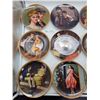 Image 3 : 9 Norman Rockwell First Edition Collector Plates