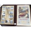 Image 1 : Framed Hudson's Bay Calender Vintage 1944