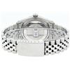 Image 8 : Rolex Mens Stainless Steel Gray Diamond & Ruby Datejust Wristwatch