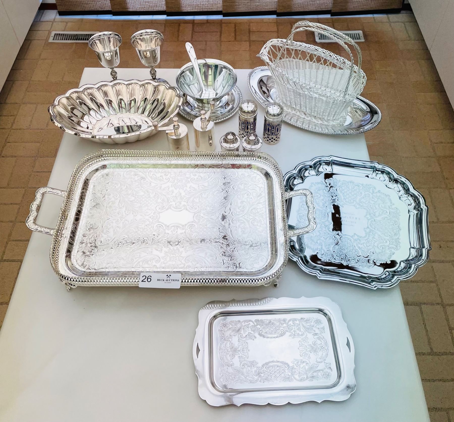 Silver Plated Service Ware - Beck Auctions Inc.