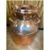 Image 1 : GSW Copper 5 Gallon Milk Canister 17H