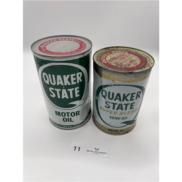 Quaker State Full Cans
