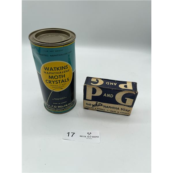 Antique Watkins Moth Crystals P&G Soap