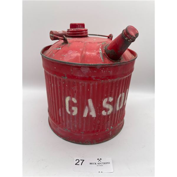 Antique Red Gasoline Can