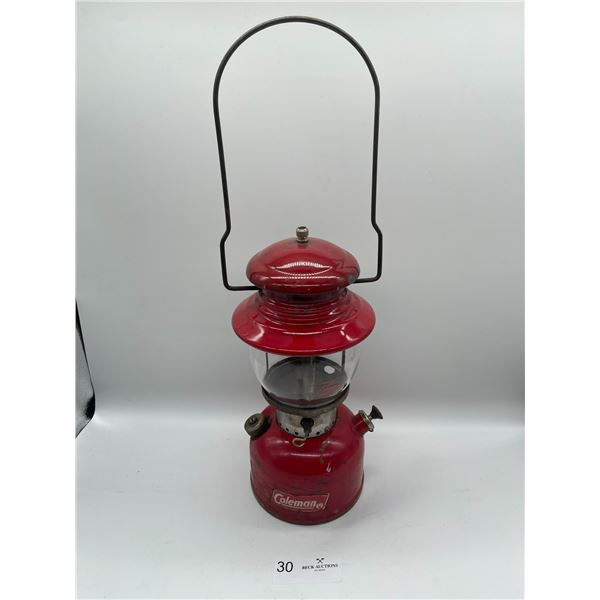 Antique Red Coleman Lantern