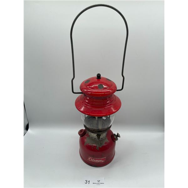 Antique Red Coleman Lantern