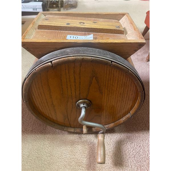 Victorian Oak Butter Churn