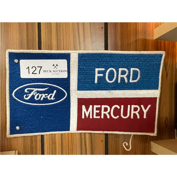 Ford Mercury Sign 8 x 5" CAA