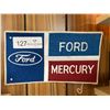 Image 1 : Ford Mercury Sign 8 x 5" CAA