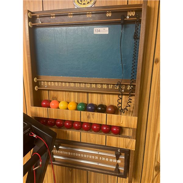 Snooker Balls & Score Keeper