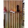 Image 1 : Pool Cue Collection & Wall Hanger
