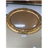 Image 1 : Victorian Gold Picture Frame Rounded Glass 25 x 19