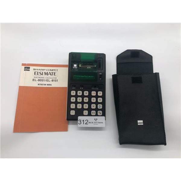 Sharp Elsi Mate EL-8051 Calculator