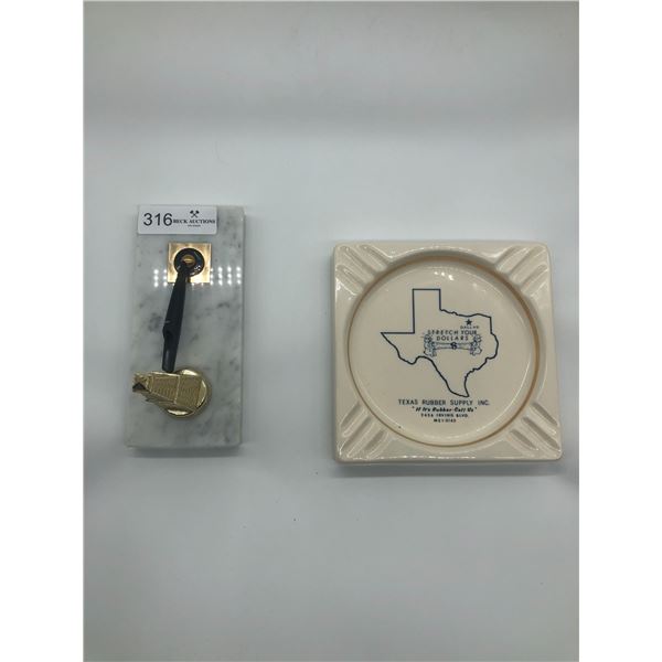 Oil Related Pen Holder & Ashtray