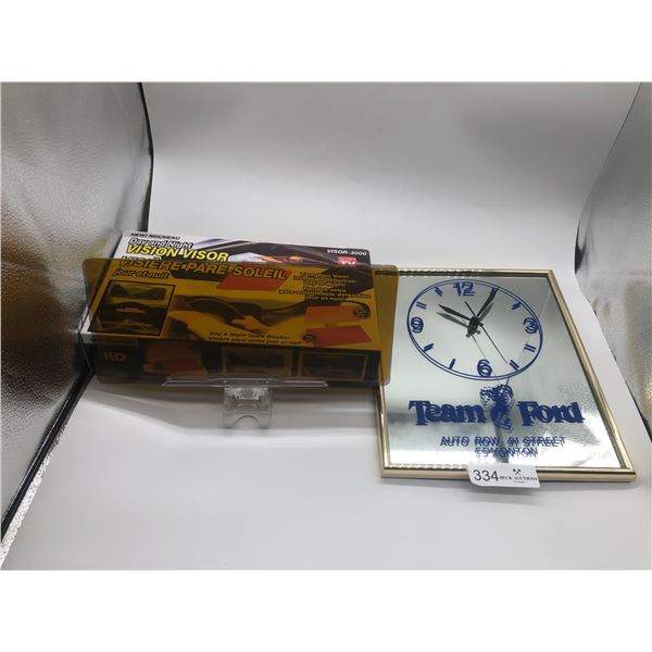 Day & Night Vision Enhancer & Team Ford Mirror