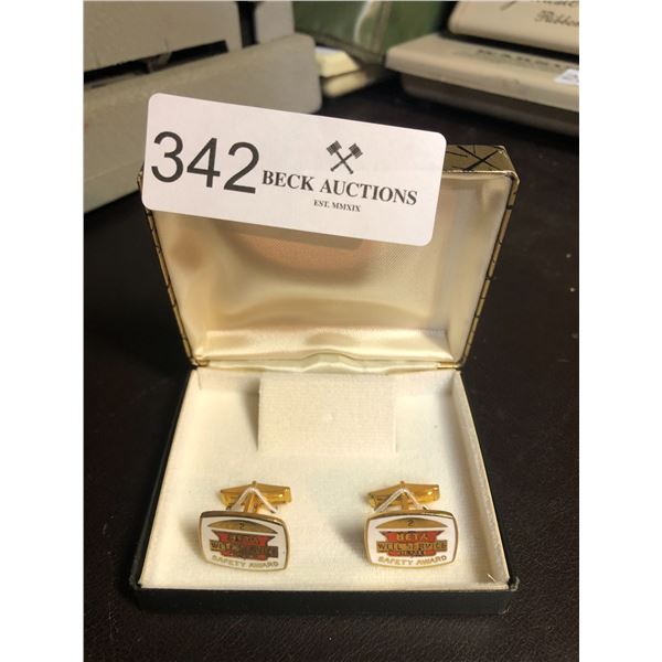 Beta Well Service Safety Award Cufflinks