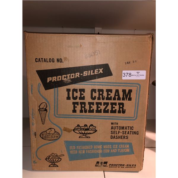 Proctor Silex Ice Cream Freezer