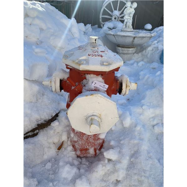Red Fire Hydrant Lawn Decoration