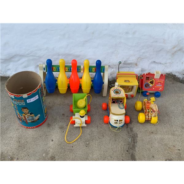 Assortment of Vintage Toys - Including Fisher-Price!