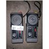 Image 1 : 2 x Retro GE AM Radio/Walkie Talkies