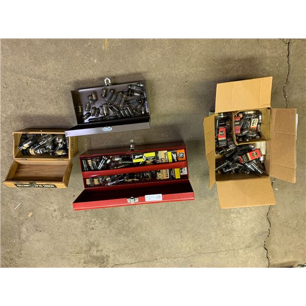Large Assortment of Cathode Ray Tubes and 2 x Tool Boxes