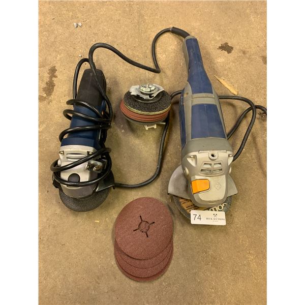 Mastercraft 4" (54-7100-2) and 5" (54-7219-2) Angle Grinders