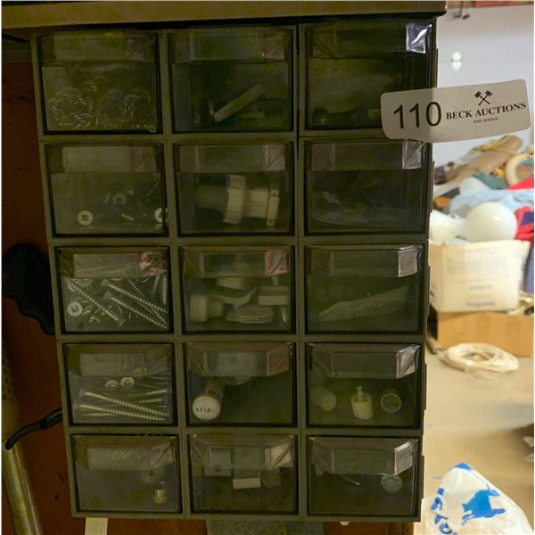 15-Drawer Hardware Organizer (Hardware Included)