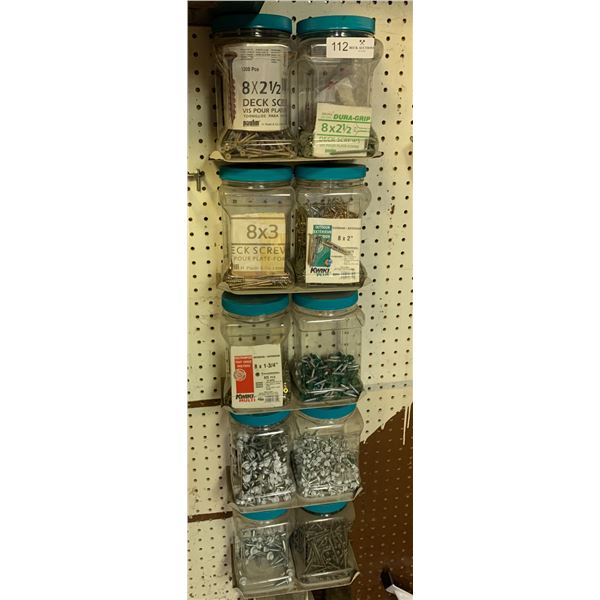Assorted Screws, Bolts, and Other Hardware