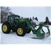 Image 1 : 2007 John Deere 7520 MFWD w/ 741 FEL self levelling quick attach loader, 3 pt. hitch,S#RW7520RO60874