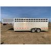 Image 1 : 2012 EBY Maverick 20 ft. gooseneck stock trailer  S# LG 202   2 D2024849