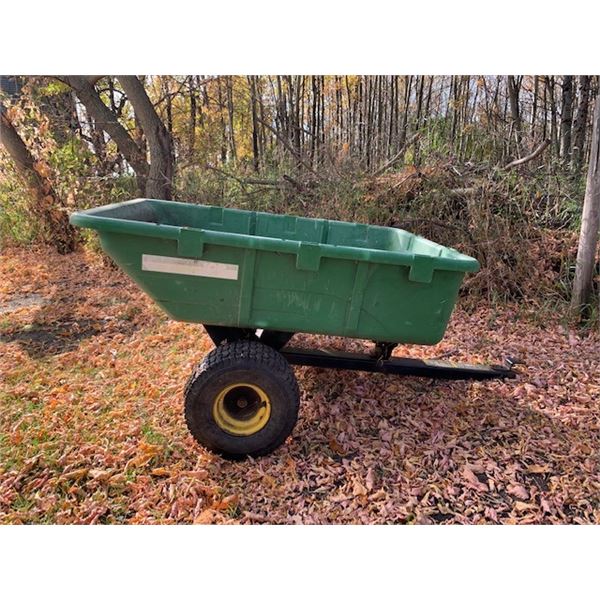 John Deere pull behind quad dump trailer