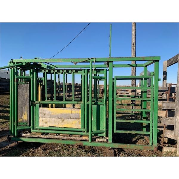 Squeeze Chute w/scale (new scale head) and new floor