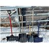 Image 1 : Assortment of 5 snow shovels.