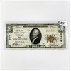 Image 1 : 1929 $10 Warren Bank, OH National Bank Note
