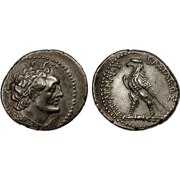EGYPT (PTOLEMAIC): Ptolemy VI Philometor, first reign, 180-164 BC, AR tetradrachm (14.20g), Alexandr