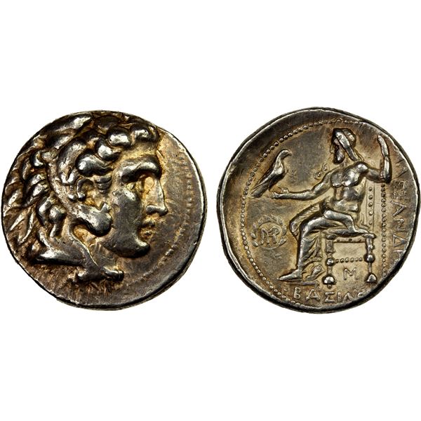 MACEDONIAN KINGDOM: Alexander III 'the Great', 336-323 BC, AR tetradrachm (16.99g), Babylon, ca. 317