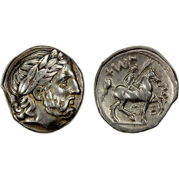 MACEDONIAN KINGDOM: Philip III Arrhidaios, 323-317 BC, AR tetradrachm (14.34g), Amphipolis, ca. 320
