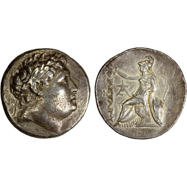 PERGAMENE KINGDOM: Attalos I, 241-197 BC, AR tetradrachm (16.65g), ca. 241-235 BC, VF