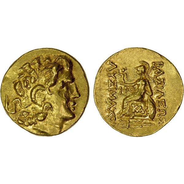 PONTIC KINGDOM: Mithradates VI Eupator, ca. 120-63 BC, AV stater (8.22g), Kallatis, ca. 88-86 BC, EF