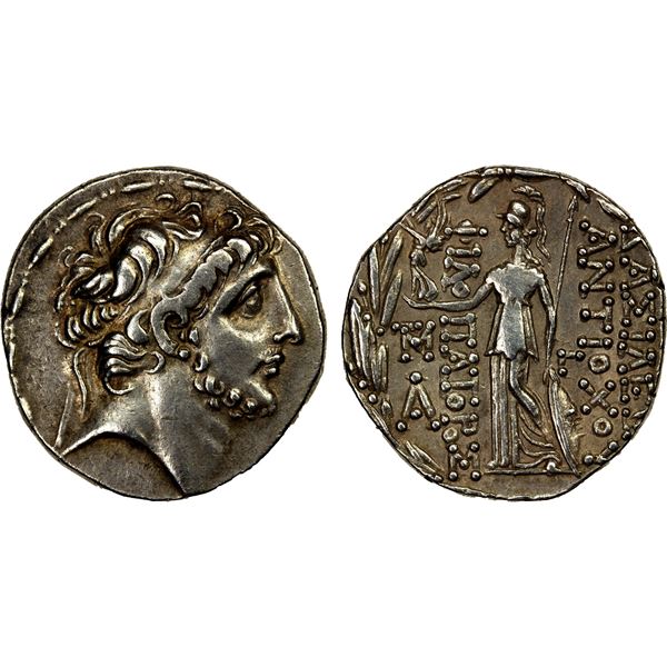 SELEUKID KINGDOM: Antiochos IX Eusebes Philopator (Kyzikenos), 114/3-95 BC, AR tetradrachm (16.36g),