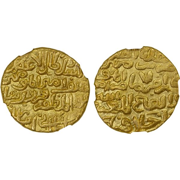 DELHI: Firuz Shah III, 1351-1388, AV tanka, NM, ND, NGC AU55